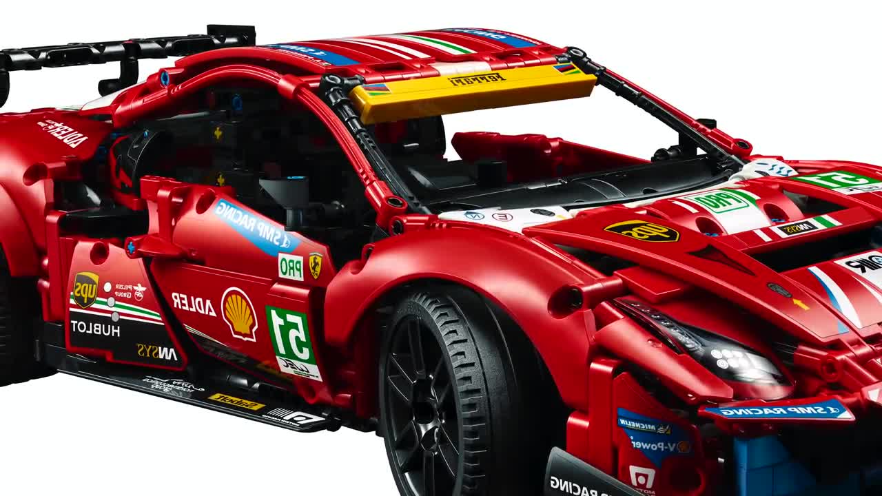 LEGO Technic Ferrari 488 GTE 42125 is Incredible! But, no gearbox