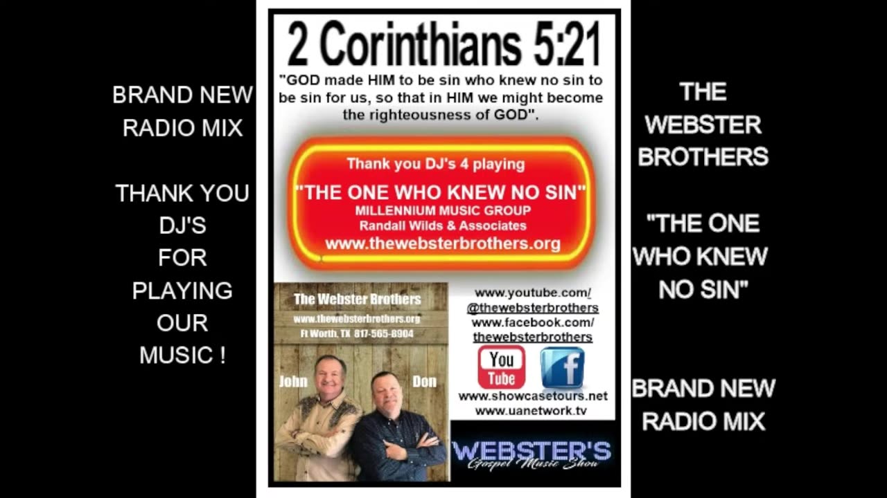 THE WEBSTER BROTHERS GOSPEL MUSIC SHOW SEPT 08, 2023