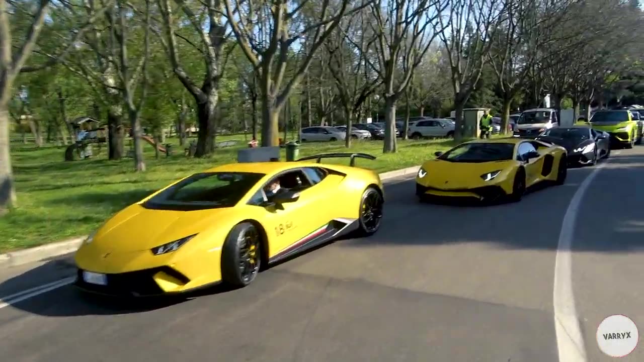 180+ Lamborghinies Arriving at the BIGGEST Event of 2024 Lamborghini Arena