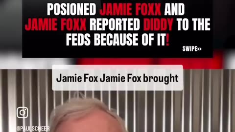 Did Diddy Poison Jamie Foxx? Shocking Claims & FBI Involvement Revealed