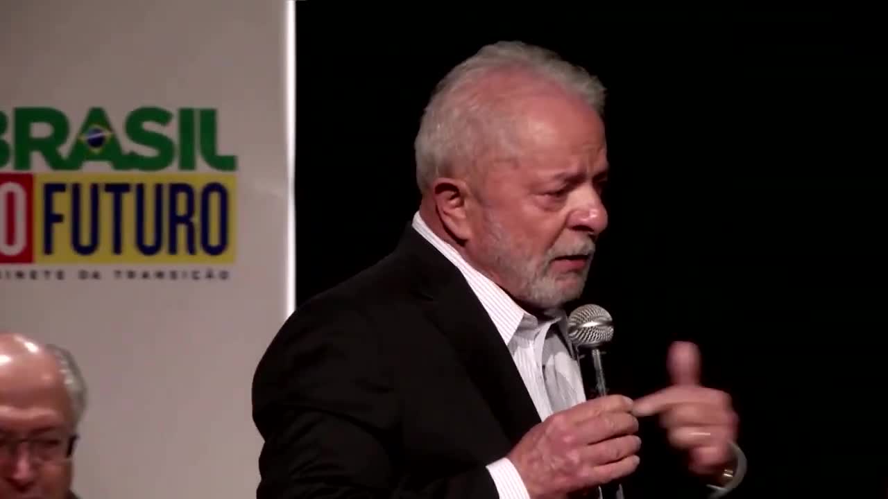 Brazil’s Lula cries as he speaks on hunger fight