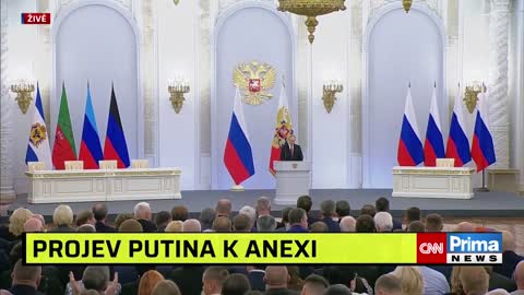 Prezident Putin, 30.9.2022. Velký den Ruska!