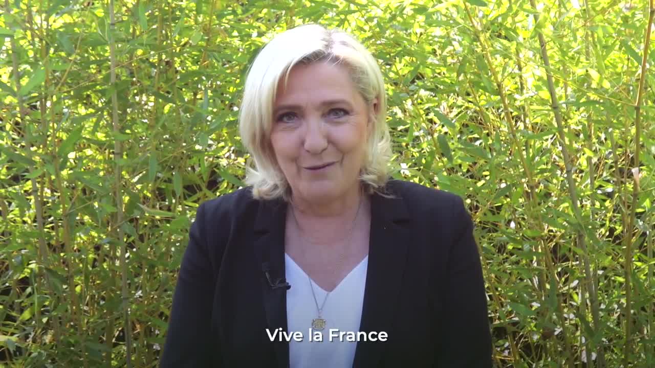 Marine Le Pen appelle à la mobilisation pour les législatives