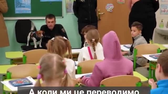 Dog Patron became the first dog in history to receive the title of Goodwill Dog from UNICEF Ukraine