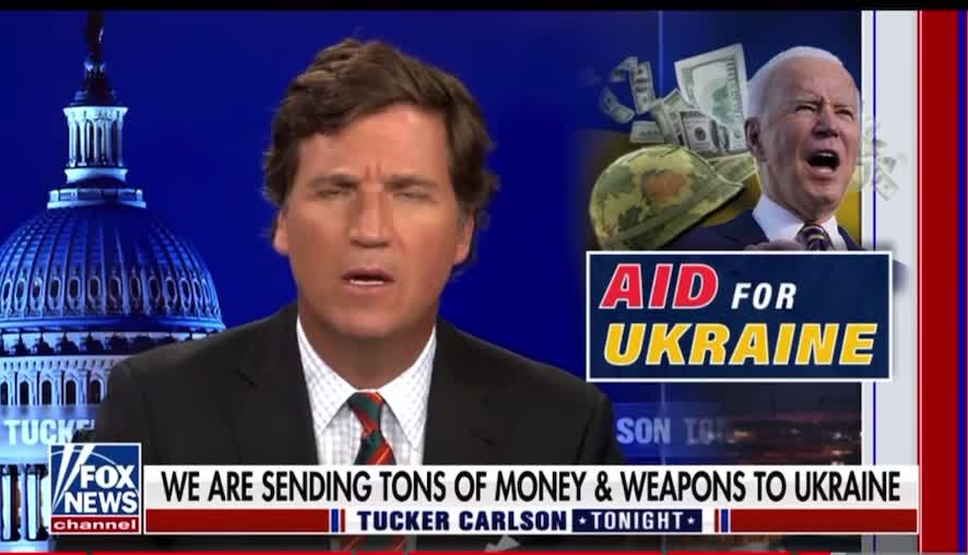 Tucker Carlson: We're shovelling cash to Ukraine