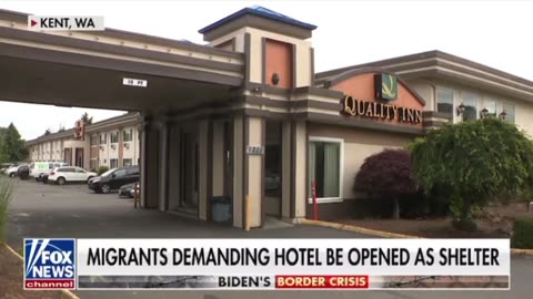 Illegals demanding hotel be opened as shelter