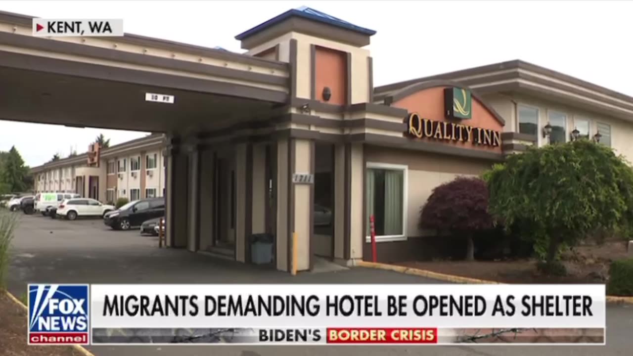 Illegals demanding hotel be opened as shelter