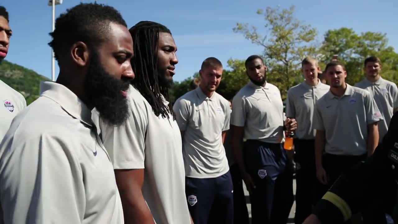 Coach K and the USA Men's National Team Visit West Point