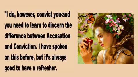 Learn to know the Difference between My Conviction & Satan's Condemnation ❤️ Love Letter from Jesus