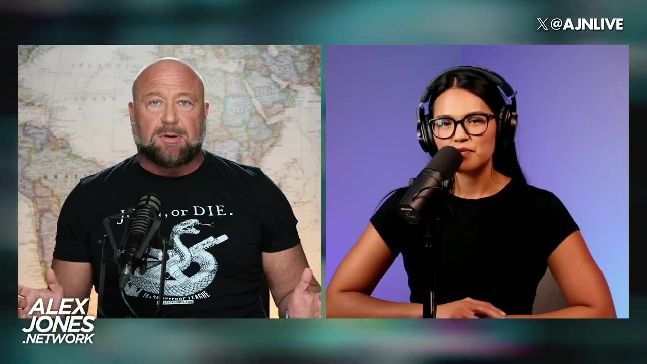 Former Infowars Reporter Savanah Hernandez Joins Alex Jones To Give 2024 Election News Update