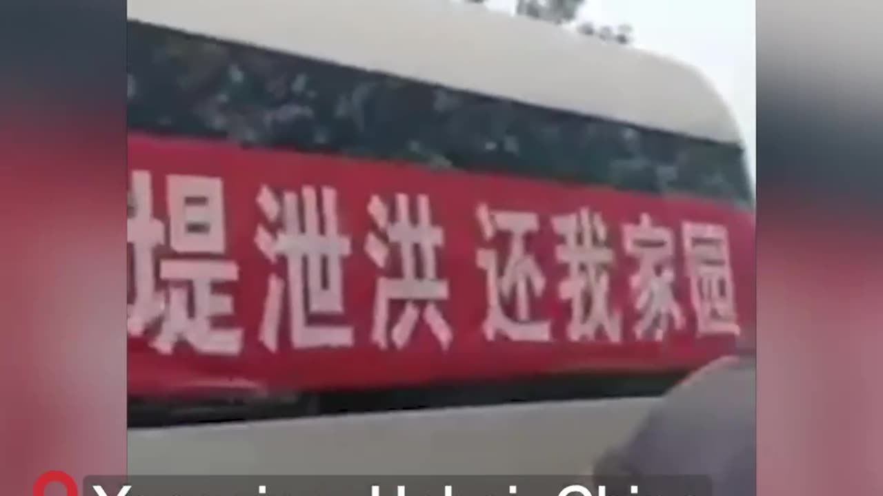 Flood victims in China protest and demand compensation for the losses caused by the CCP