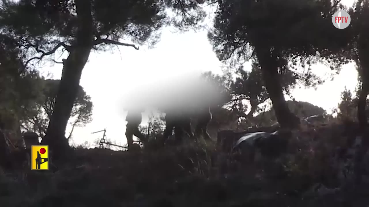 Hizbullah striking the Shraga Zionist enemy army base located between Nahariya and Acre with missiles and drones, northern occupied Palestine, 22 Nov 2024