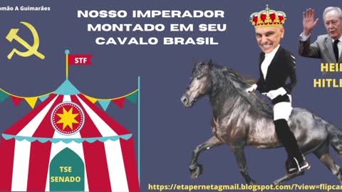 NOSSO IMPERADOR MONTADO EM SEU CAVALO BRASIL