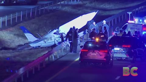 1 dead as small plane crashes on I-684 along New York-Connecticut border