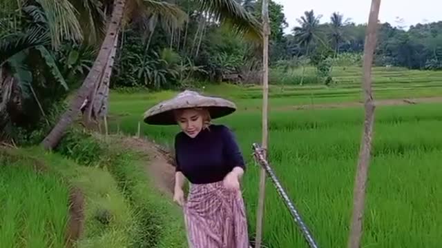 Bermain di Sawah
