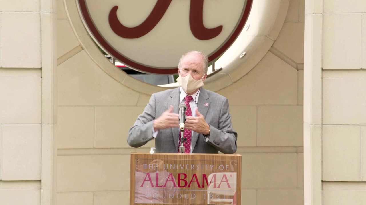 Ua & city's of Tuscaloosa press conference The university of Alabama