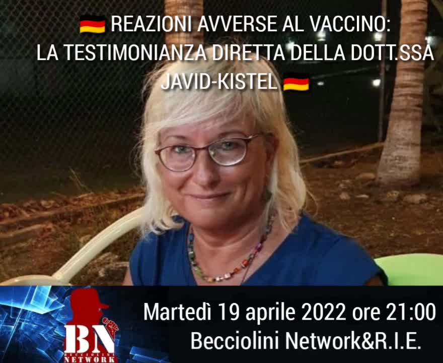 🇩🇪 TESTIMONIANZA DIRETTA DELLA DOTT.SSA JAVID-KISTEL 🇩🇪