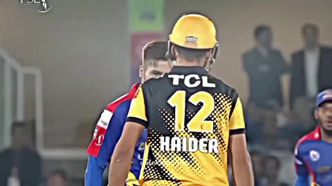 M Amir Wicket Bold Haider Ali In PSL #shortvideo #viralshort #trendingvideo #cricketlover