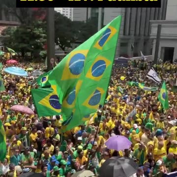 Olha a como estava a Avenida Paulista às 11h30!