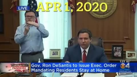 Desantis during covid