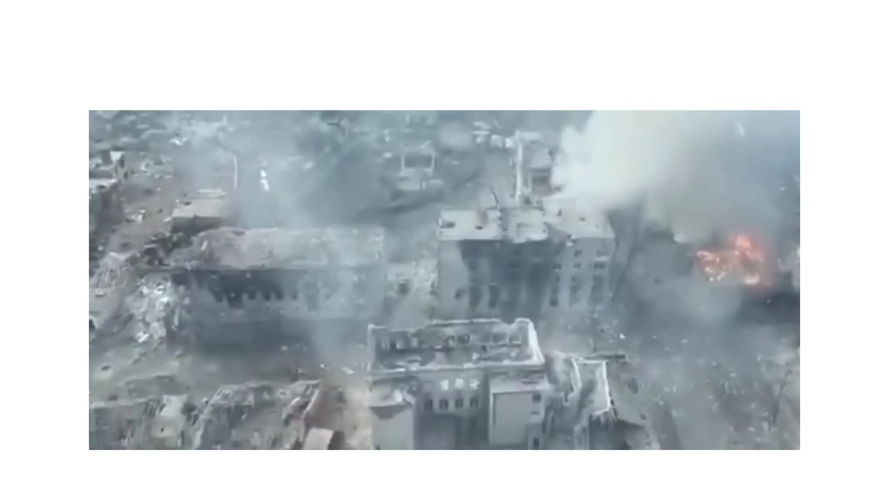 The drone footage of the destroyed Bakhmut was shocking