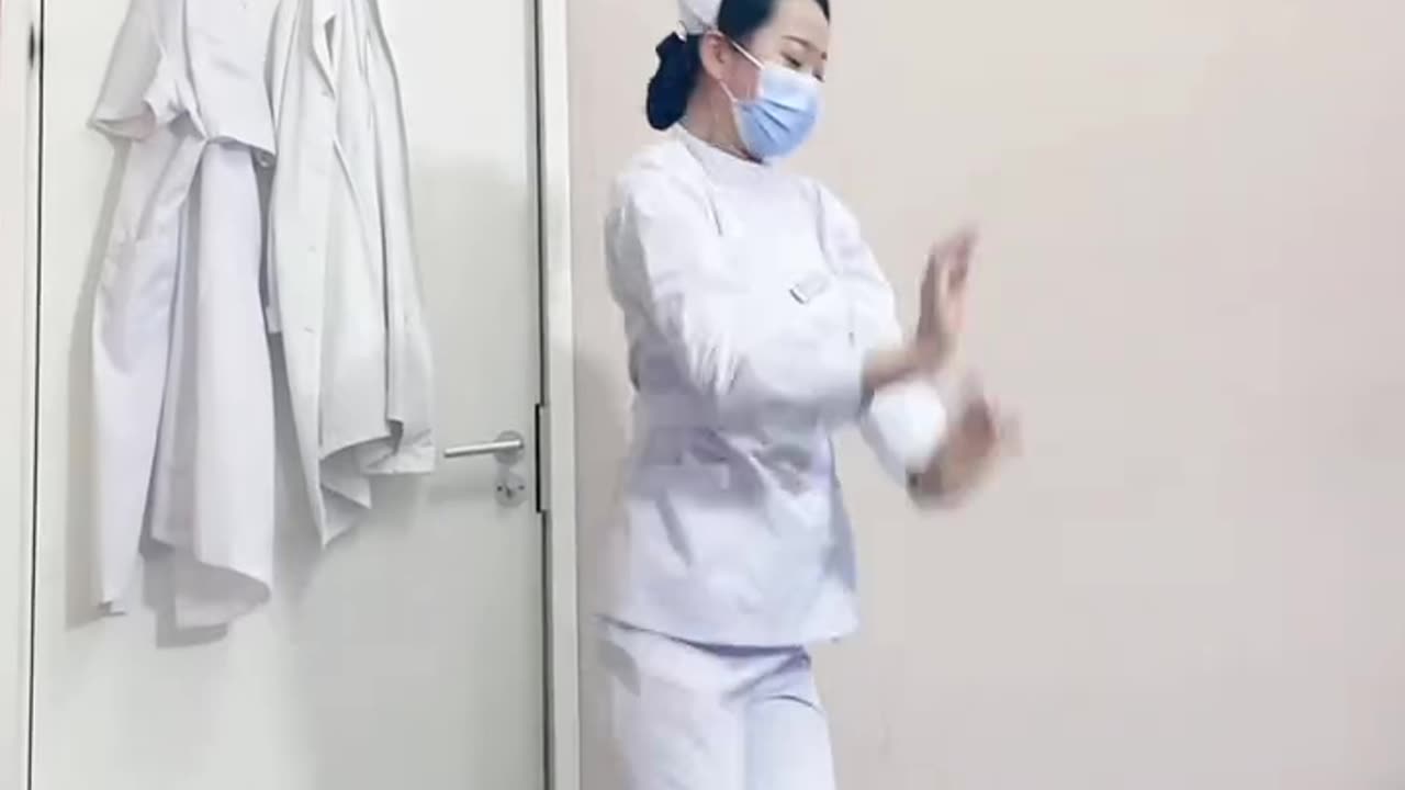 The most dancing nurse on the entire network