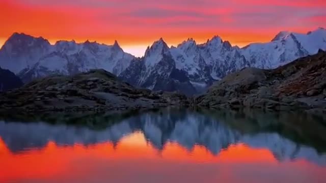 A beautiful sunset glow