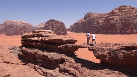 Melted buildings of Wadi Rum, Jordan