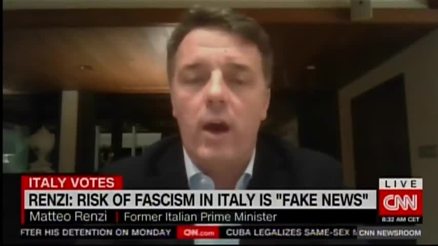 Liberal Former Italian Prime Minister GOES OFF, Slams CNN For Making "Fake News"