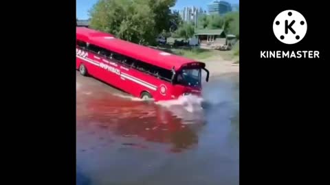 Car fall into River