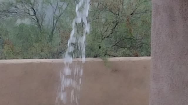 Rain out back on 9/26/22