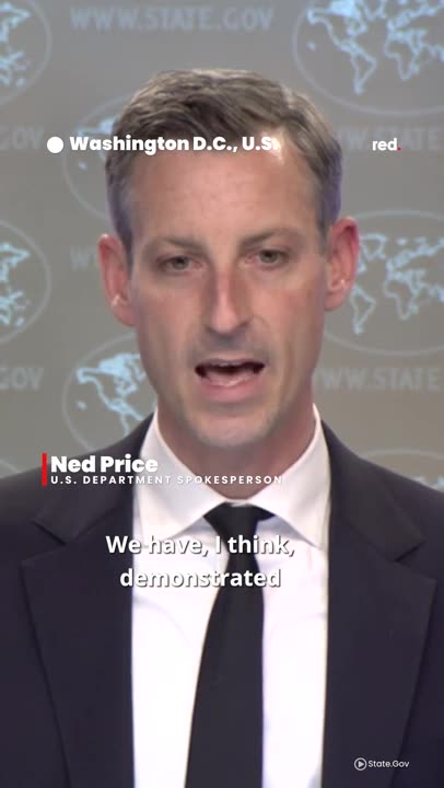 Ned Price claim that his country's foreign policy has left the Middle East