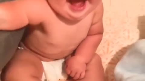 Baby laughing video 😅😅