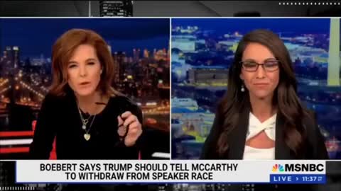 Wow. Lauren Boebert slammed MSNBC Host on her own show.