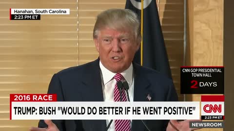 Donald Trump doubles down on George W. Bush 9/11 blame