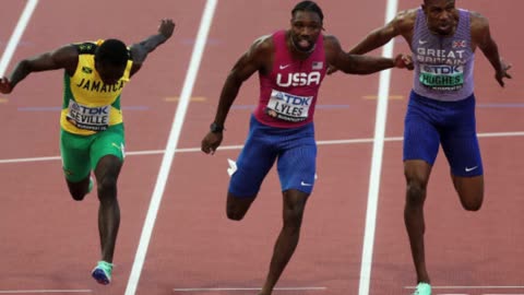 Oblique Seville Beats Noah Lyles to Set New World Lead in Men’s 100M.