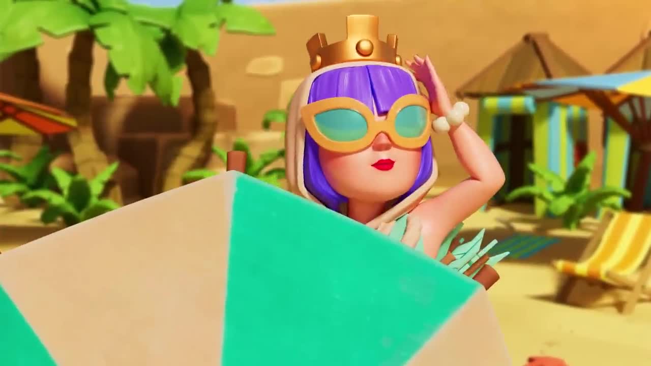 Vacation in Style With Summer Queen! (Clash of Clans Season Challenges)