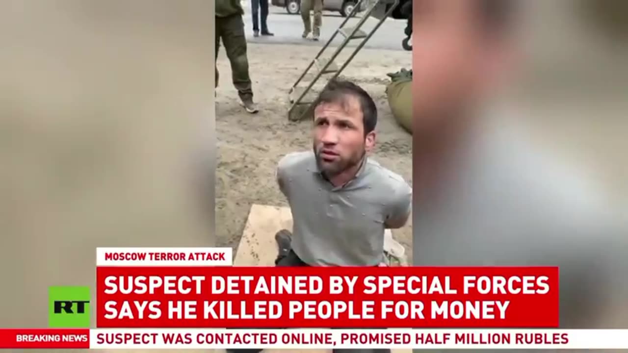TERRORIST DETAINED BY RUSSIAN SPECIAL FORCES SAYS HE KILLED PEOPLE FOR MONEY
