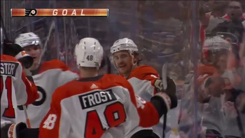 Konecny's breakaway goal