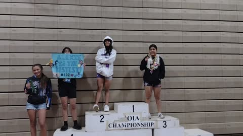 Jaslene Vierra JV OIA Championships Podium