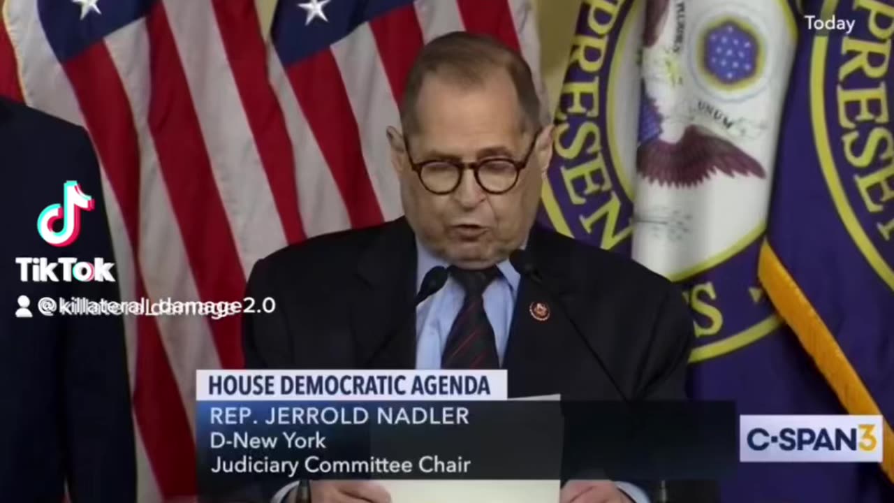 The Nadler Shuffle • Jerry 💩👖C-span crop dusting Nancy Pelosi