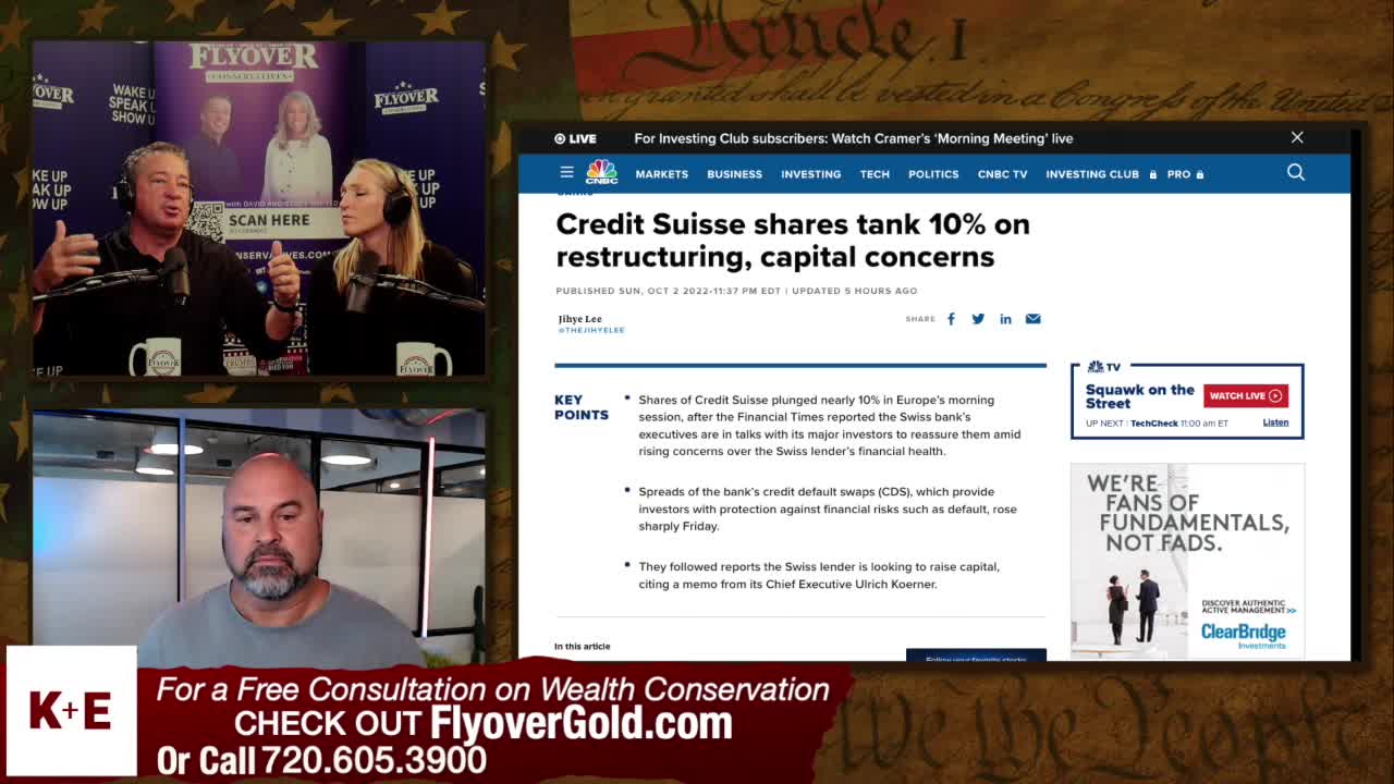 Credit Suisse Tanks and Silver Climbs | Economic Update