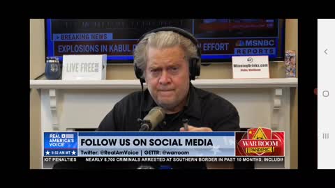 Folks this is on purpose! Breaking Afghanistan.. Bannon rips A bunch of asses