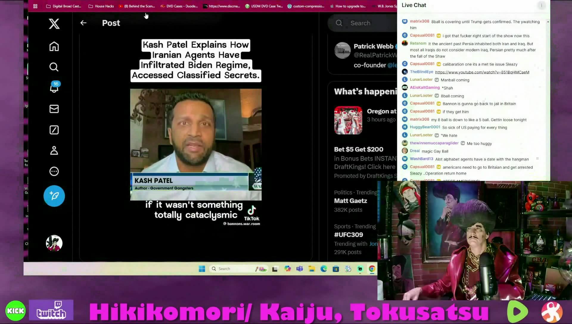 Kash Patel Who Could Be Head of FBI Claims Iranians Are Running State Dept