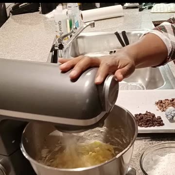 Chocolate Raisin Walnut Butter Cookies
