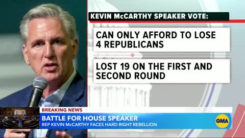 BATTLE FOR HOUSE SPEAKERREP KEVIN MCCARTHY FACES HARD RIGHT REBELLION