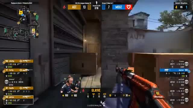 [EPL S16] Astralis vs MOUZ - Group C round robin BO3 highlights l CSGO