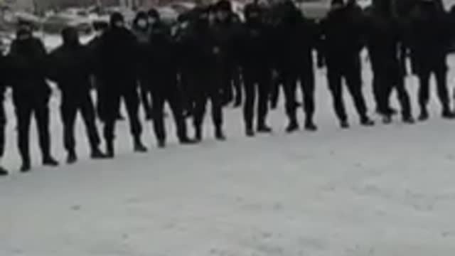 It is in Semey now, the security forces are trying to block the protesters' passages