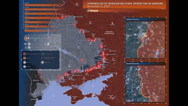Chronicle of the Special Military Operation November 5, 2022 RYBAR