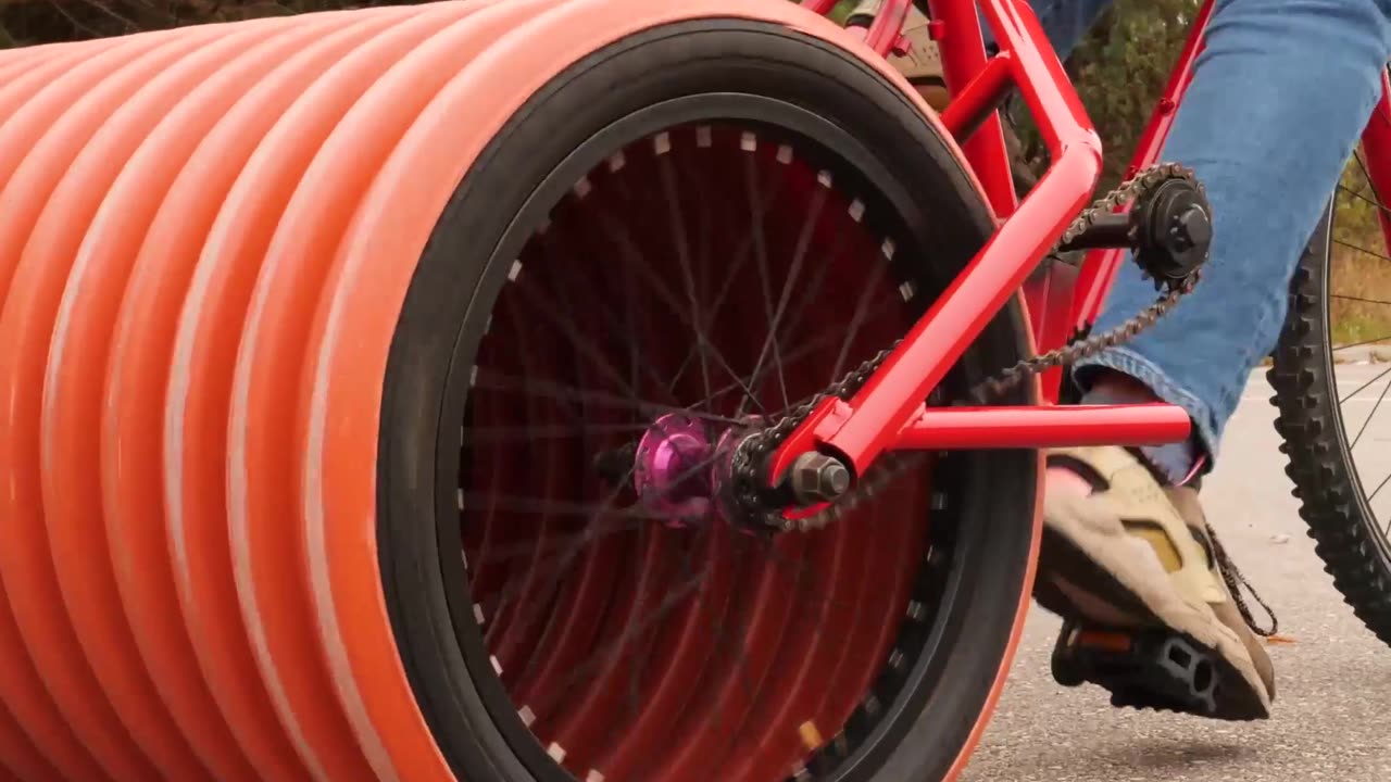 Crazy DIY bike wheels for any conditions